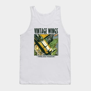 Vintage Wings, Aviation Passion Tank Top